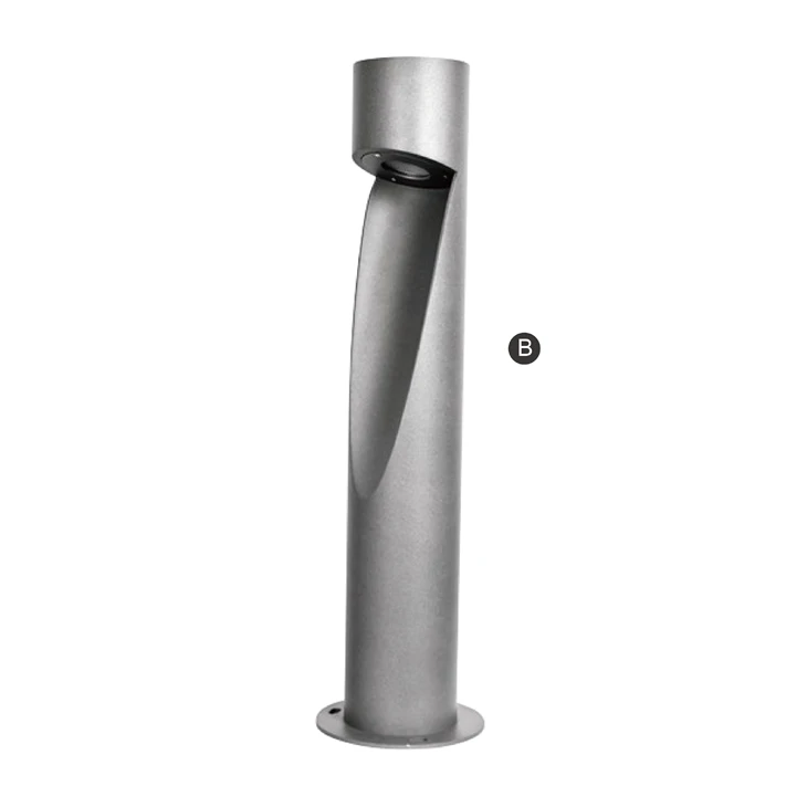 Pilons de llum negres exteriors