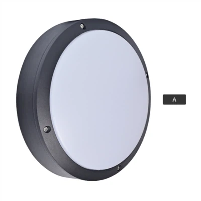 Llum de paret exterior de llautó antic