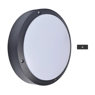 Llum de paret exterior de llautó antic