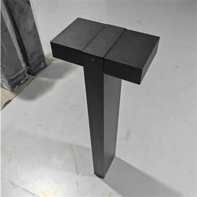 Pilona LED de brida interior anti-UV LED de jardí de doble capçal